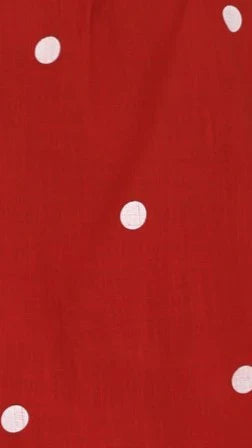 Natala Shift Mini Dress - Red/White Polka Dot