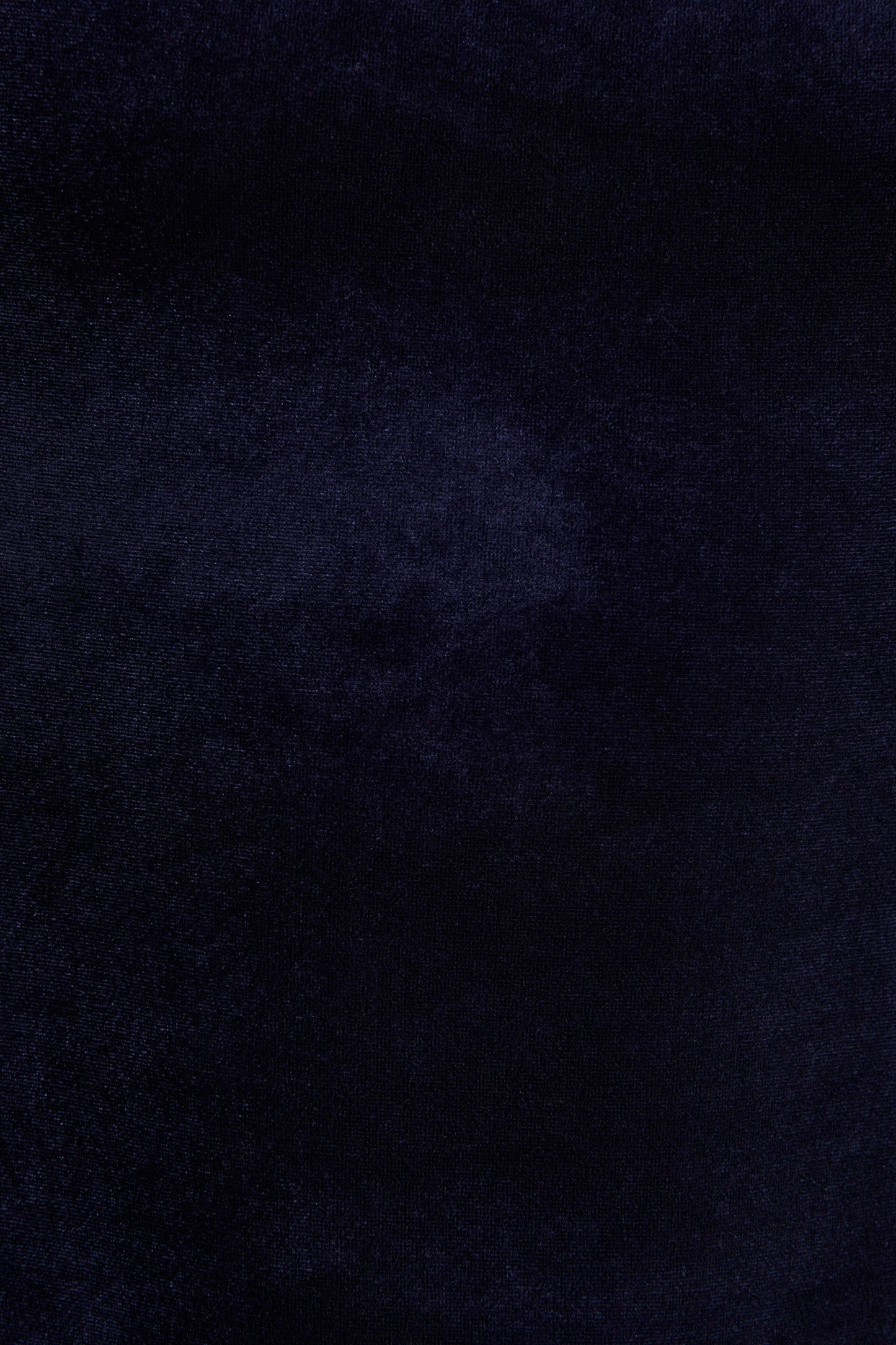 Emberlyn | Navy Velvet Scoop-Neck Fishtail Midi Dress