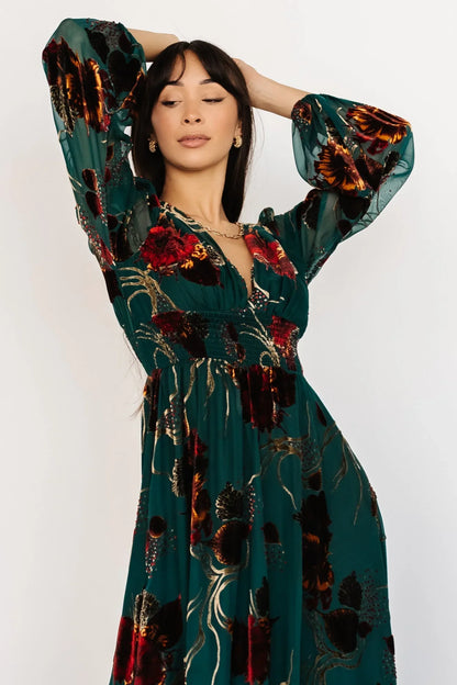 Mikla Maxi Dress | Jade Multi