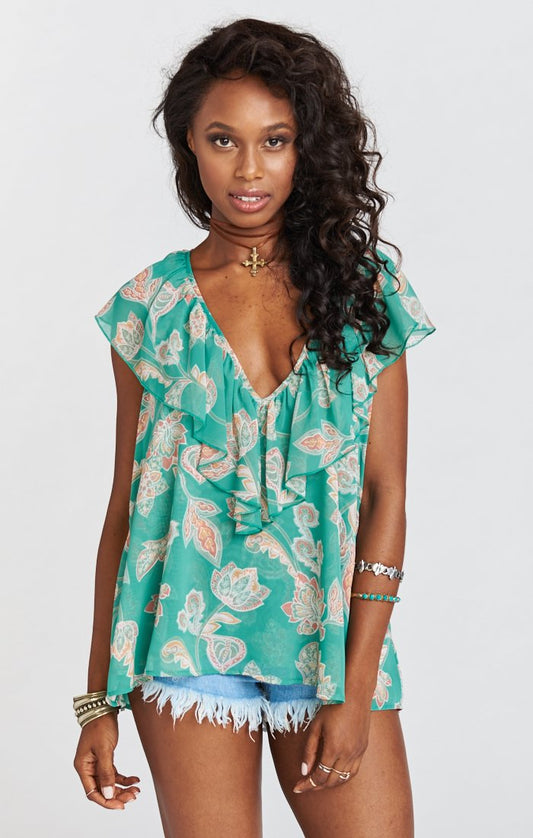 Easton Ruffle Top