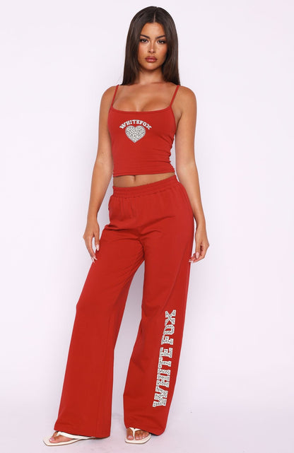 Heart Gone Wild Singlet Red