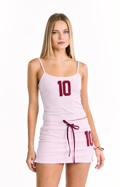 Alexa Pink Jersey Skort