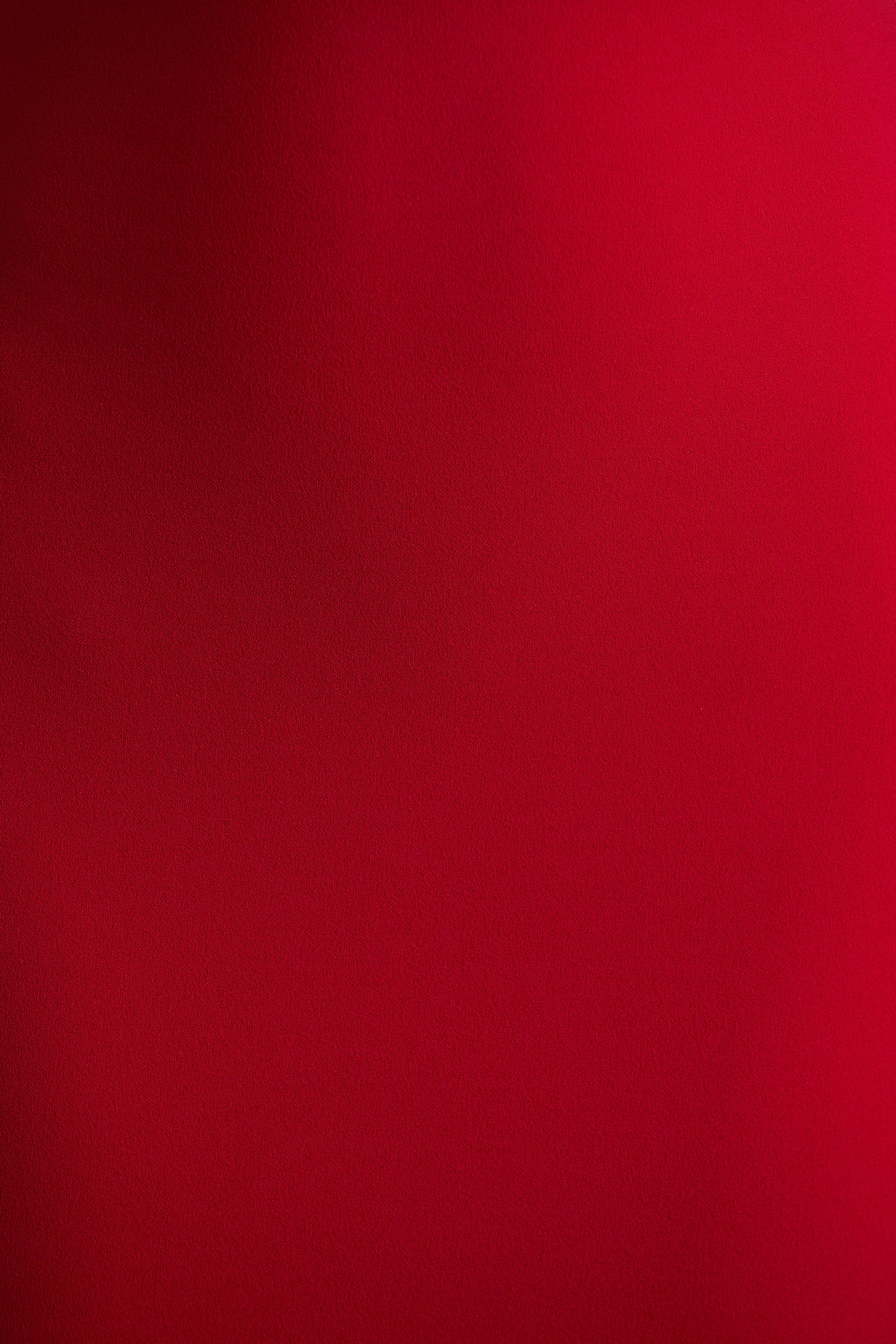 Dakota | Red Puff-Sleeve Midi Dress