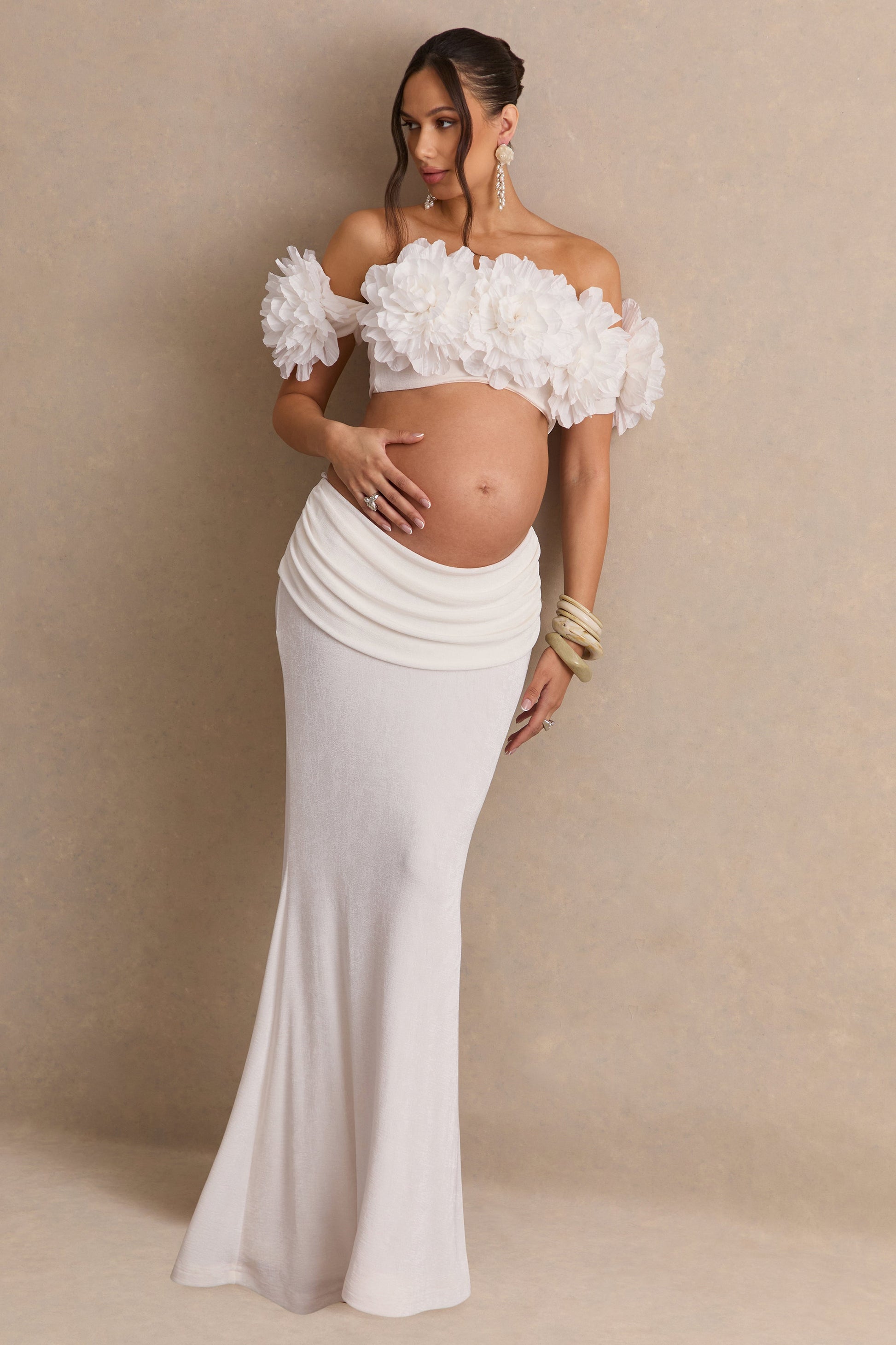Arwenne | White Maxi Skirt