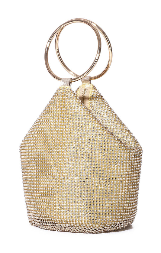 Celeste Crystal Bag ~ Gold