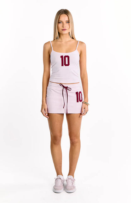 Karey Pink Jersey Top