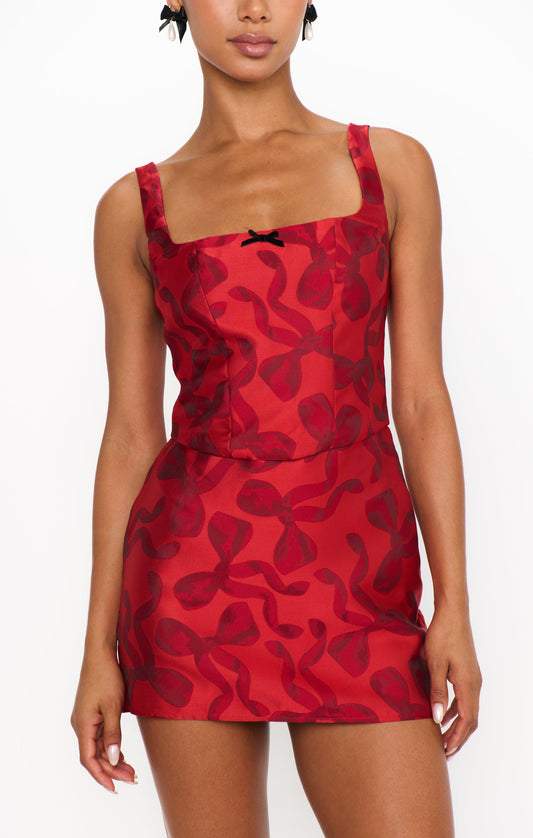 Kendra Top ~ Bow What Fun