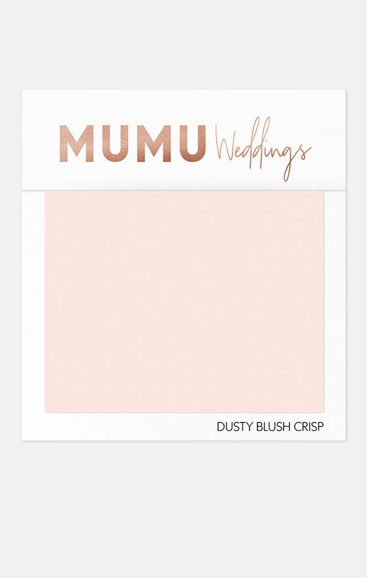 Bridesmaid Fabric Swatch ~ Dusty Blush Crisp