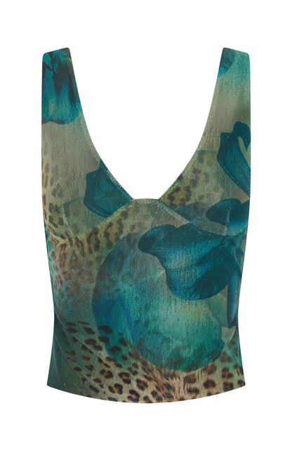 Moroccan Mirage Top Mystic Blossom