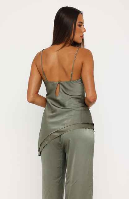 Sweet Sway Top Olive