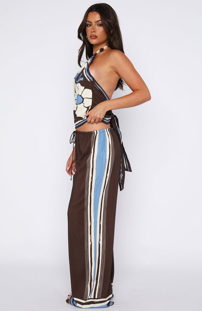 Tropic Muse Pants Cocoa Symphony